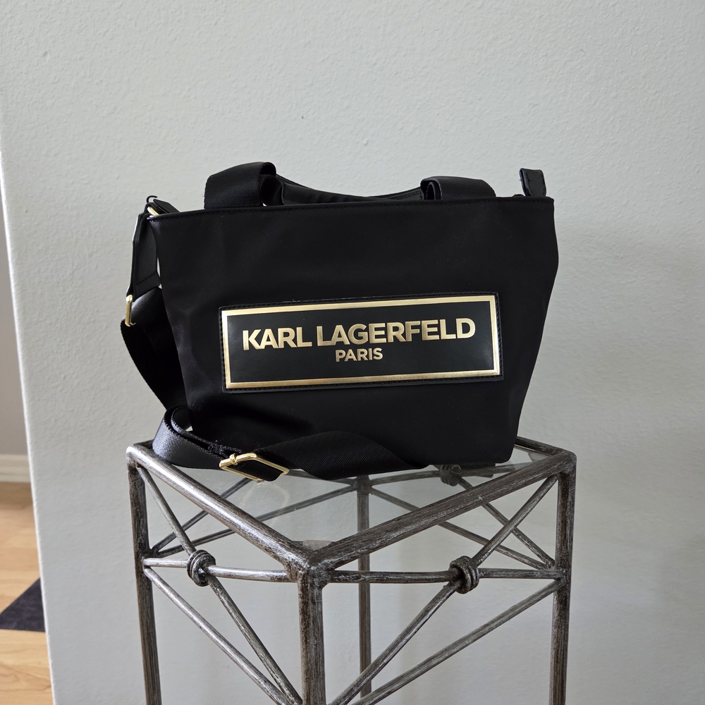 Karl Lagerfeld Black Shoulder Bag